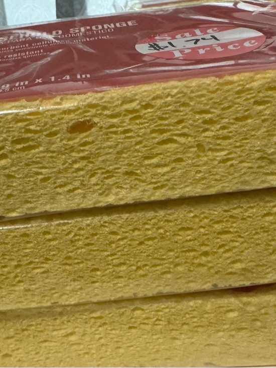 ACE Yellow Maintenance & Household Sponges - Pack - Picture 3 of 5